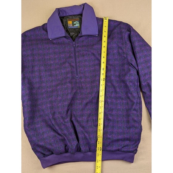 VTG 90's Forrester's OR USA Men's M Gore Tex Windbreaker Jacket Purple Lined - Picture 12 of 12